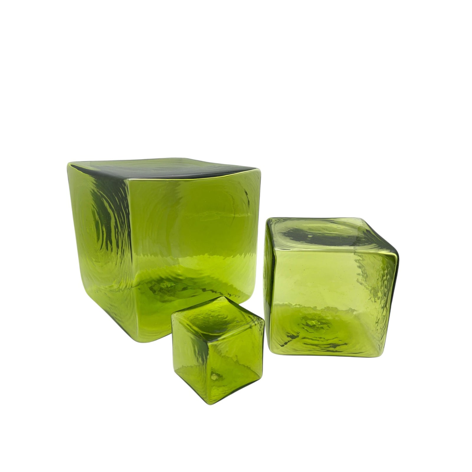 Cube set of 3-Lime