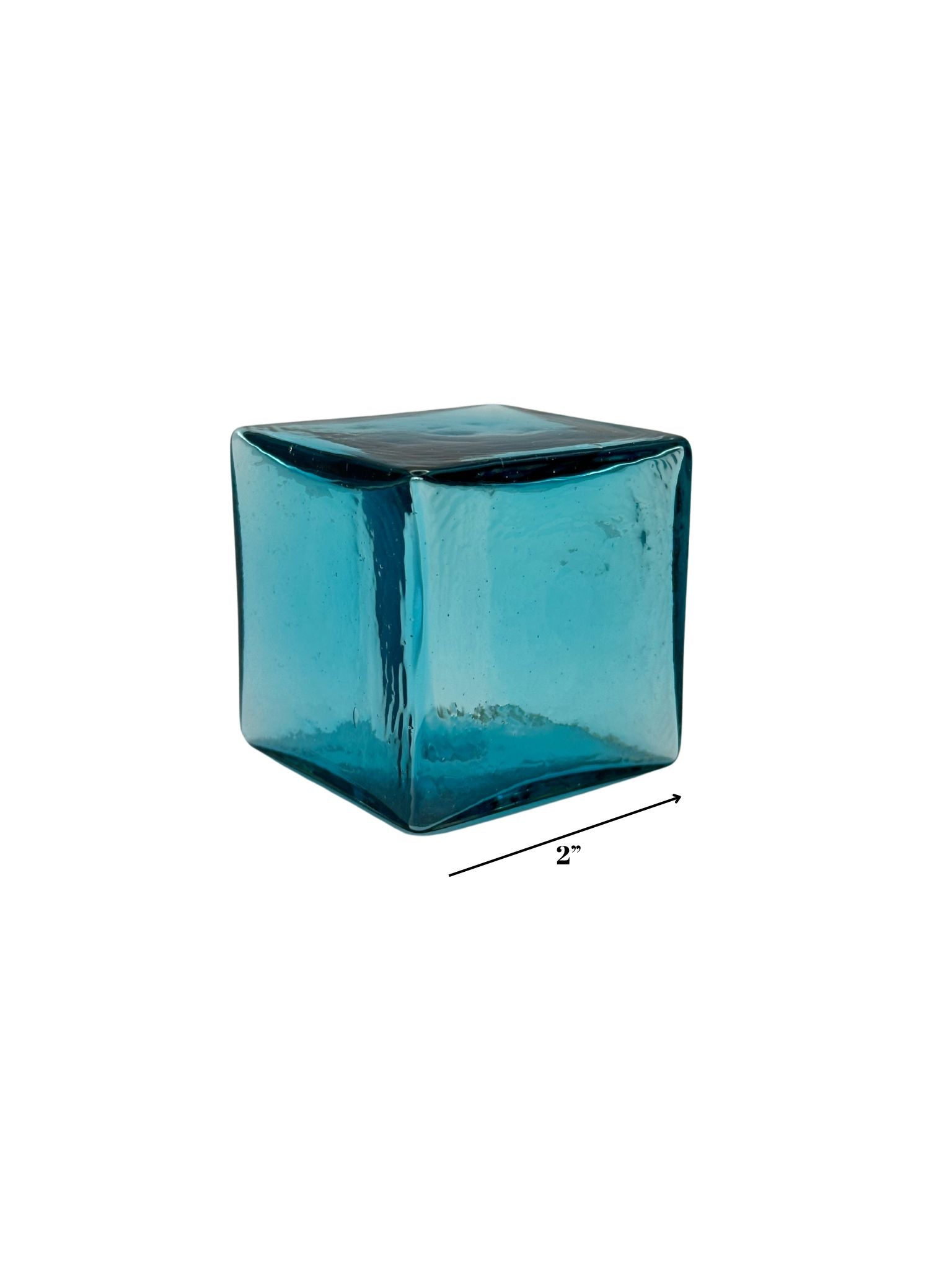 2" Cube-Aqua