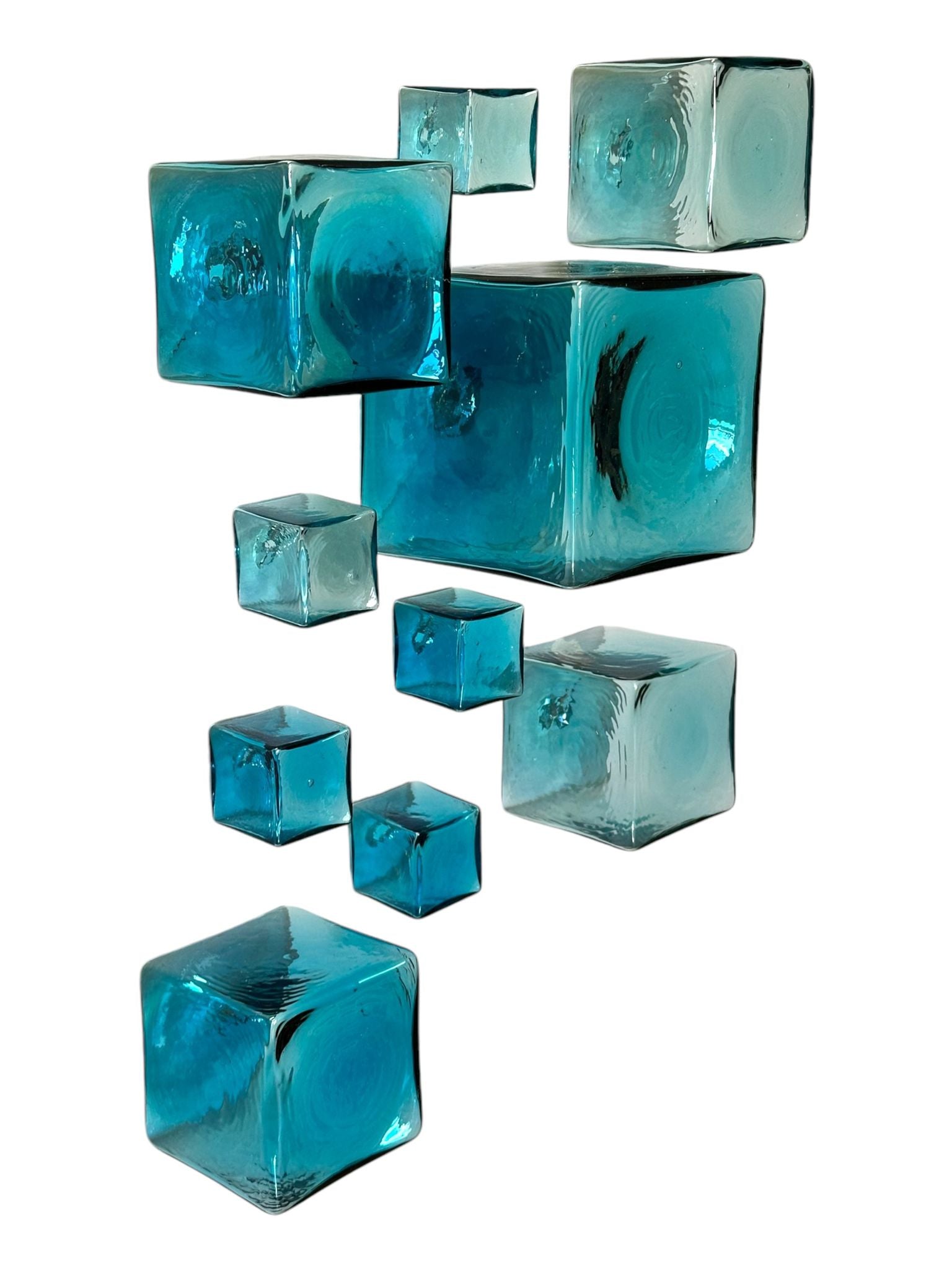 Aqua Wall-Cubes set of ten