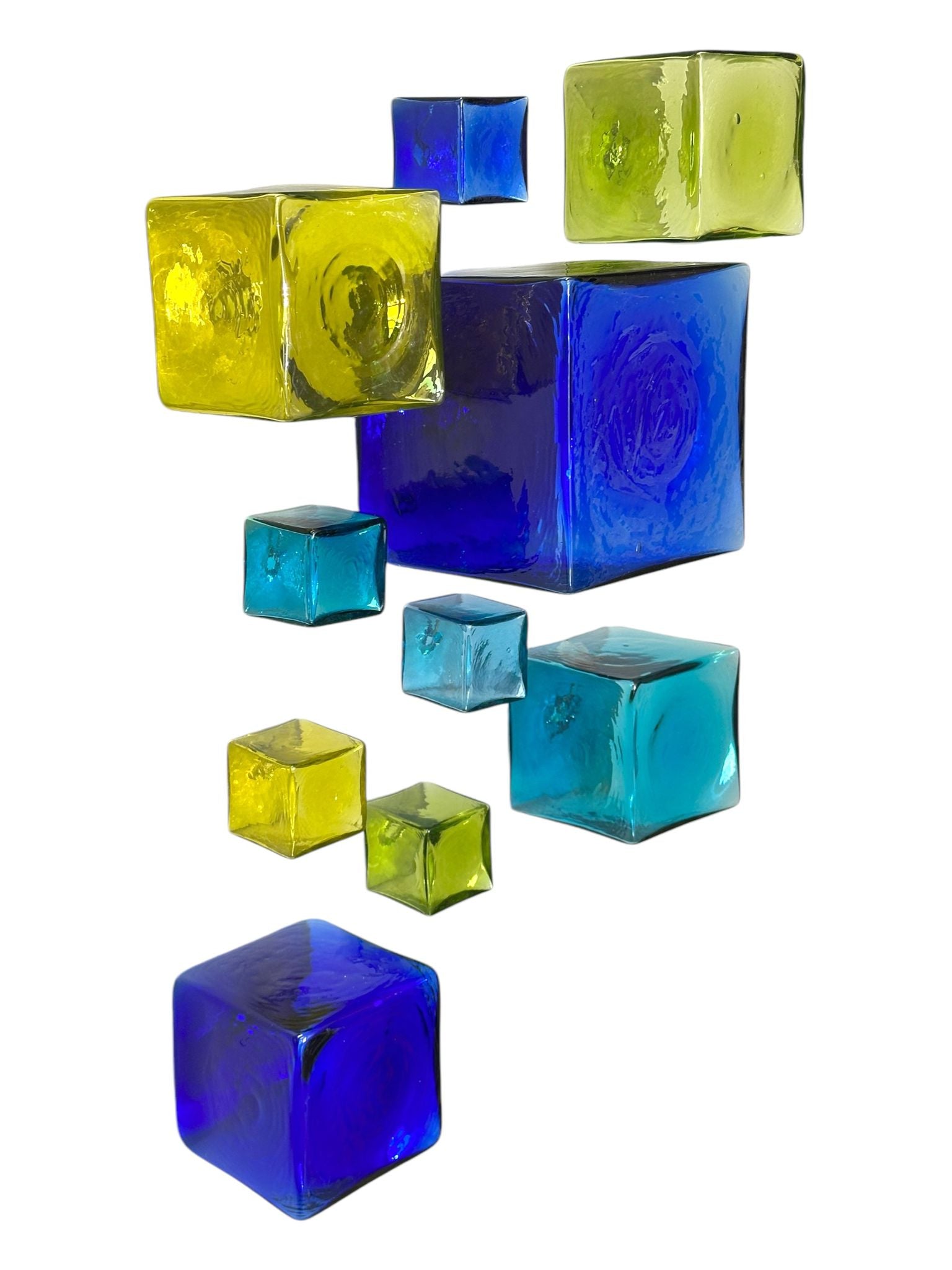 Cobalt Wall-Multi-Cubes