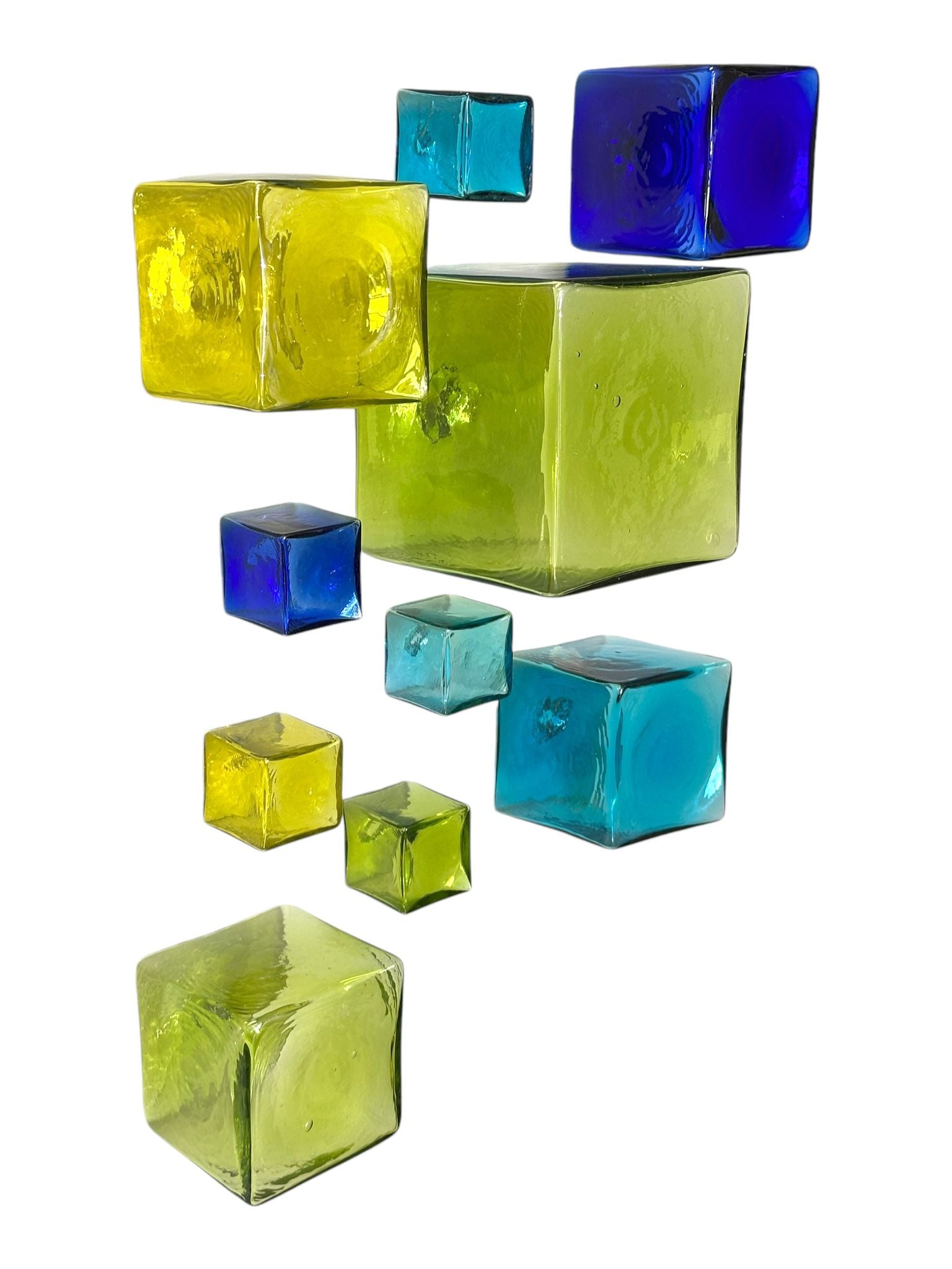 Lime Wall-Multi-Cubes