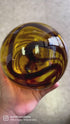 Glass Balls Sphere Set of 3 Tiger