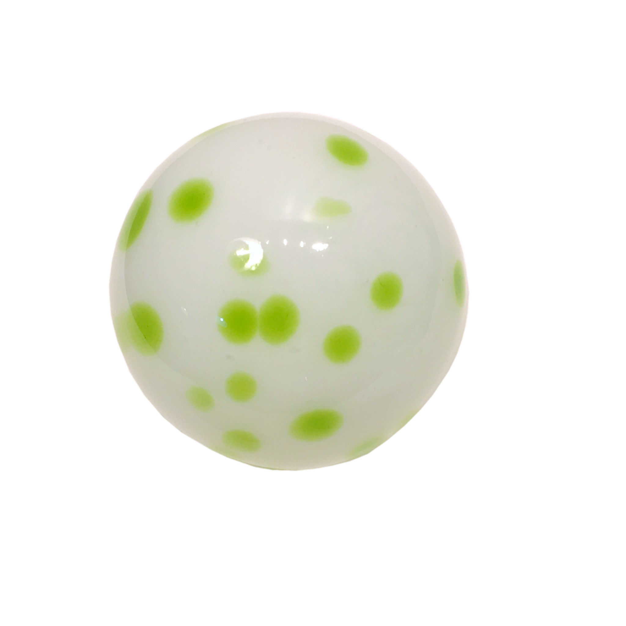 3"  WW W/LIME DOTS - Worldly Goods Too