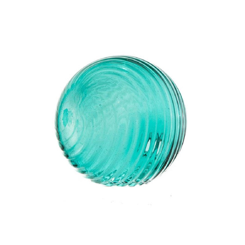 TEAL GLASS BALLS WALL SPHERES-SET/15 - Worldly Goods Too