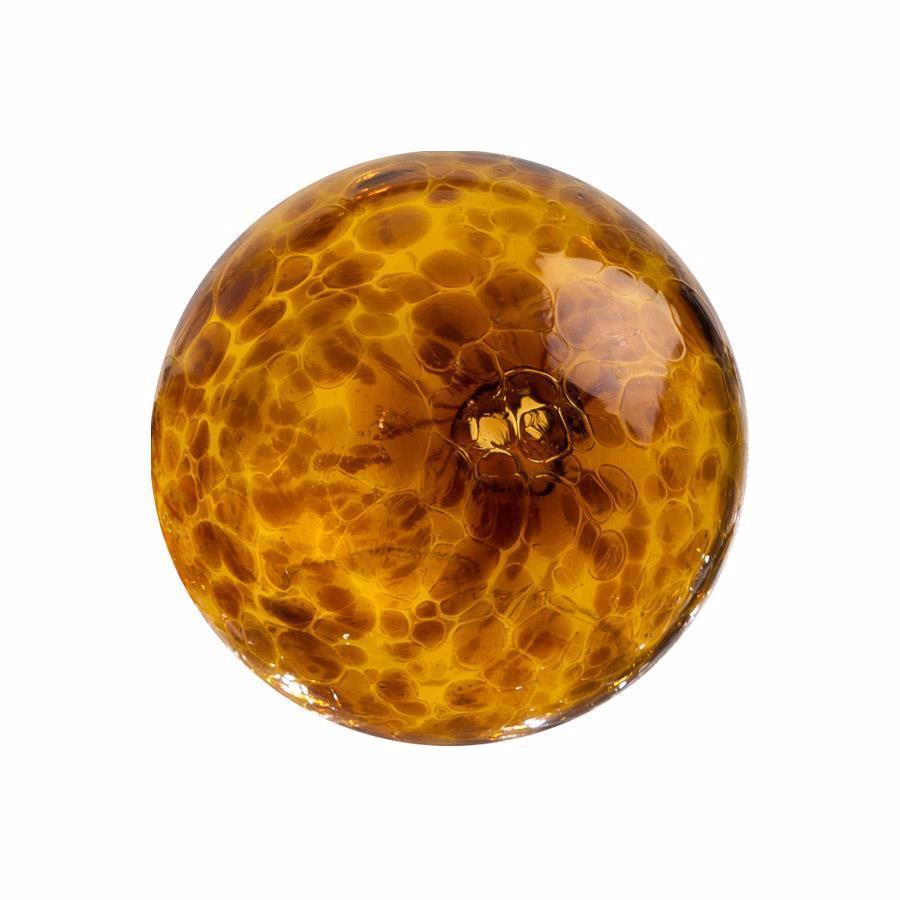 4.5"  LEOPARD Glass Ball - Worldly Goods Too