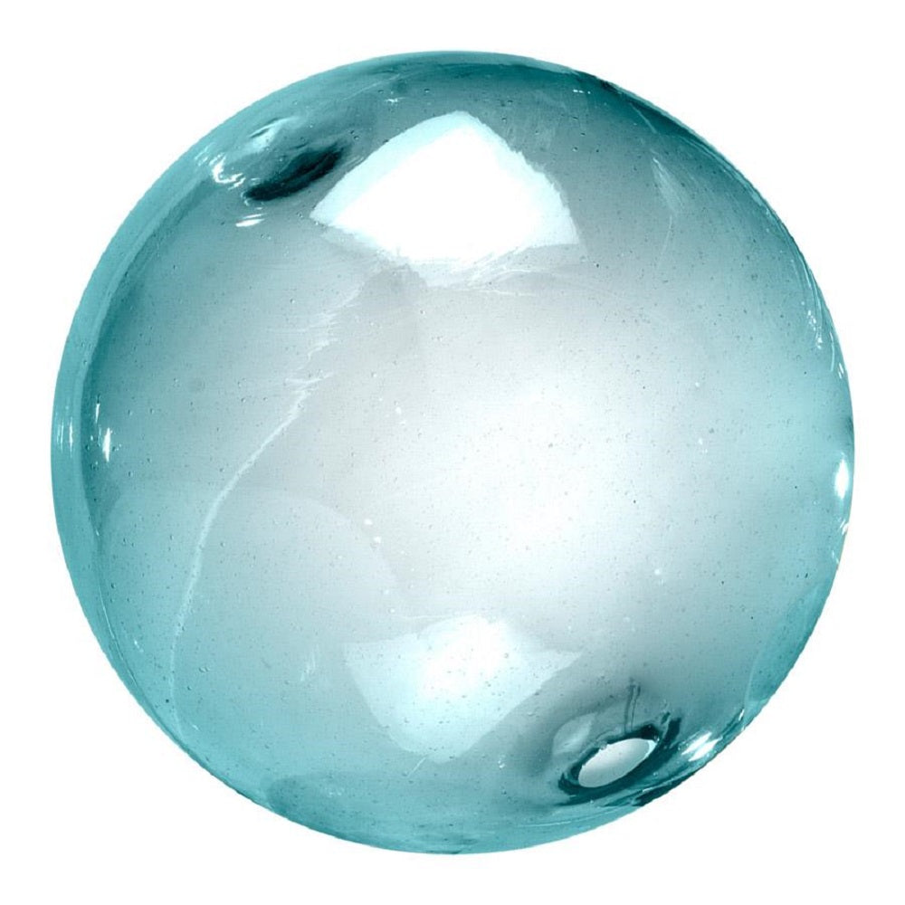 TEAL GLASS BALLS WALL SPHERES-SET/15 - Worldly Goods Too